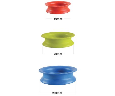 AQUA MARINE - Empty Hand Caster (160MM / 190MM / 230MM)